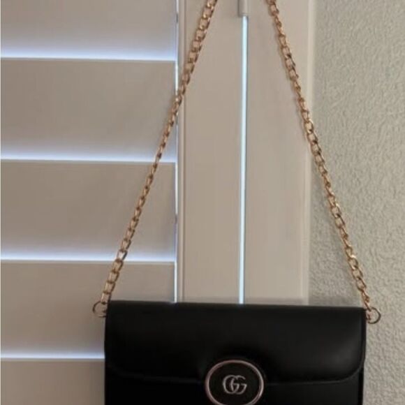 Brand new with box Womens Gucci Black Wallet with Silver Logo large - Picture 3 of 4